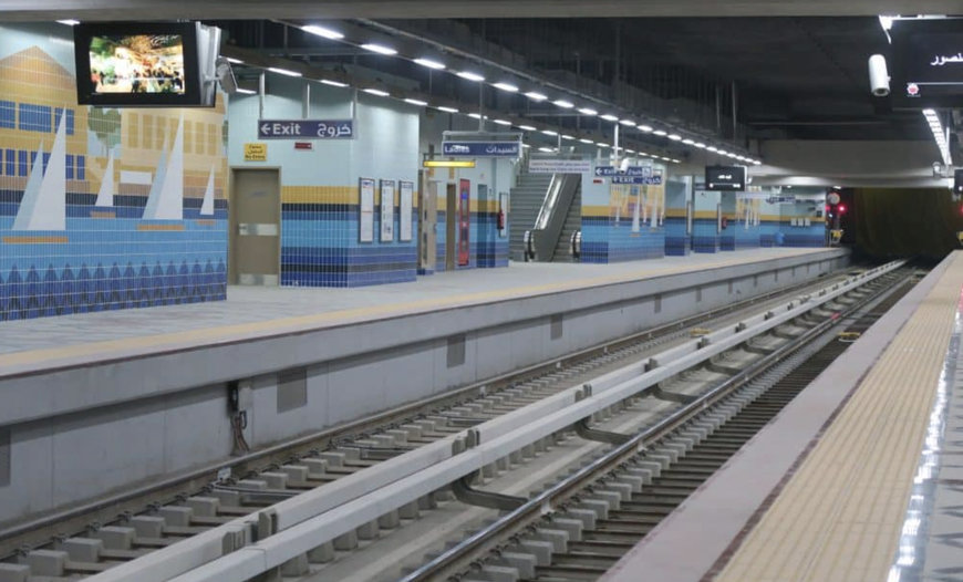 INAUGURATION OF A NEW EXTENSION TO THE CAIRO METRO